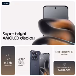 Motorola edge 70 fusion 17.2 cm (6.78") Dual SIM Android 16.0 5G USB Type-C 8 GB 256 GB 7000 mAh Black - Additional view 7