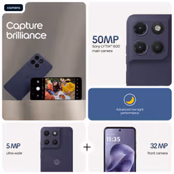 Motorola moto g17 17.1 cm (6.72") Dual SIM Android 15 USB Type-C 4 GB 128 GB 5200 mAh Purple - Additional view 7