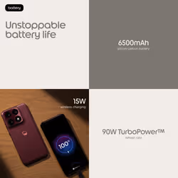 Motorola edge 70 pro 17.2 cm (6.78") Dual SIM Android 16.0 5G USB Type-C 12 GB 512 GB 6500 mAh Bordeaux - Additional view 4