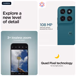 Motorola moto g77 17.3 cm (6.8") Hybrid Dual SIM Android 16.0 5G USB Type-C 8 GB 256 GB 5200 mAh Green - Additional view 6