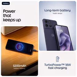 Motorola moto g17 17.1 cm (6.72") Dual SIM Android 15 USB Type-C 4 GB 128 GB 5200 mAh Purple - Additional view 8