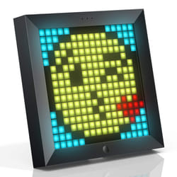 Divoom Pixoo Pixel Art Digital Photo Frame with 8.6 Inch Mood Light App Control, Desk/Wall Led Smart Clock, Decorative Lamp for Gaming Room Home Decor