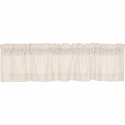 VHC Brands Simple Life Flax Natural Valance  16x72