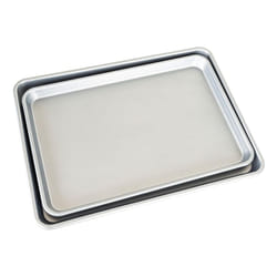 Viking 2-Piece Nonstick Baking Sheet Set  15.5"""" & 17""""  Silver
