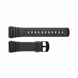 Casio 10169264 Genuine Factory Replacement Resin Watch Band fits DBC-32-1A DBC-32-9A DBC-32C-1 DBC-32C-1B Black