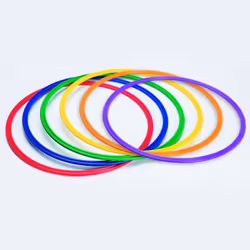 S&S Worldwide 19"" Spectrum Agility Rings (Set of 6)
