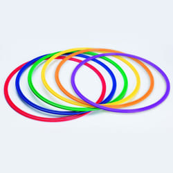 S&S Worldwide 19"" Spectrum Agility Rings (Set of 6)