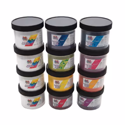 S&S Worldwide Color Splash! Cold Water Tie Dye  8 Colors Dye Powder + Soda Ash  8oz Jars  Applicator Bottles  Measure Scoop  Just Add Water  For Group