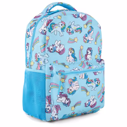 My Little Pony Classic Backpack - Featuring Twilight Sparkle  Rainbow Dash  and More - Officially Licensed MLP Kids School Ba ...