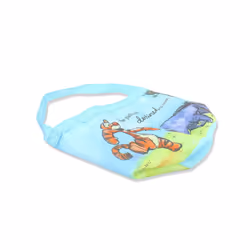 Winnie the Pooh Kids collapsible Nylon gift Basket Bucket Toy Storage Tote Bag (One Size, Blue)