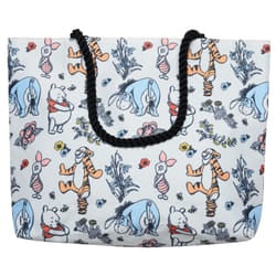 Disney Tote Winnie the Pooh Eeyore Piglet Tigger Beach Print Lightweig