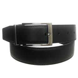 Nike Golf Men's Gunmetal Buckle Single Stitch Reversible Belt  40"""" Gray/White