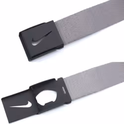 Nike Golf Men's 3-in-1 Web One-Size-Fits-Most Belts  Black/Gray/Just Do It