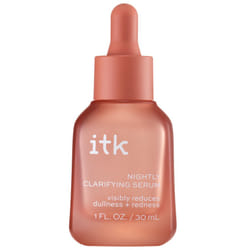 ITK Nightly Clarifying Serum - Prevent Signs of Aging + Skin Congestion - Plant-Based Retinol + Azelaic Formula + Pepties for Healthier-Looking Skin +