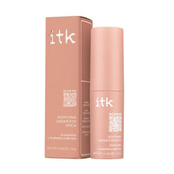 ITK Skincare Caffeine + Aloe Vera Under Eye Stick Serum For Dark Circles - Anti Aging Moisturizer for Fine Lines + Wrinkles - Calms Redness - Hydrate