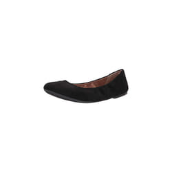 Amazon Essentials Women's Belice Ballet Flat  Black  Microsuede  7.5 W