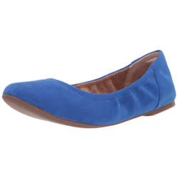 Amazon Essentials Women's Belice Ballet Flat  Dark Blue  8 Wide