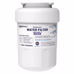 Amazon Basics Replacement Water Filter Cartridge Compatible with GE MWF Refrigerator- Pack of 1  Premium Filtration
