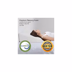 Milliard Bed Wedge Pillow with Memory Foam Top - Helps with Acid Reflux and Gerds, Reduce Neck and Back Pain, Snoring, and Respiratory Probl