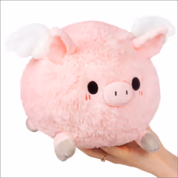 Squishable Mini Flying Piglet, Toy pig, 3 yr(s)