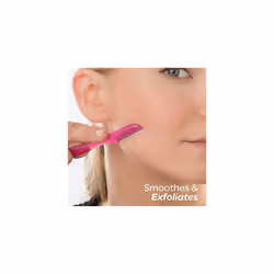 Schick Hydro Silk Touch-Up Multipurpose Exfoliating Dermaplaning Tool, Eyebrow Razor, and Facial Razor with Precision Cover, 3 Count (Packaging May Va