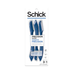 Schick Precision Razor     Precision Razor for Men  Edging Razors  Disposable Razors Men  3 Count Pack of 1