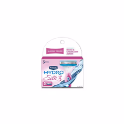 Schick Hydro Silk 3 Razor Blades Refills for Women 4 Count