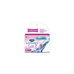 Schick Hydro Silk 3 Razor Blades Refills for Women  4 Count