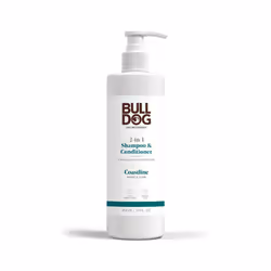 Bulldog Mens Skincare and Grooming 2-in-1 Shampoo and Conditioner  Coastline  12 Fluid Ounces
