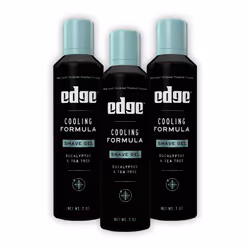 Edge Shave Gel for Men  Cooling Eucalyptus & Tea Tree  7oz (3 Pack) - Shaving Gel For Men That Moisturizes  Protects and Soot ...