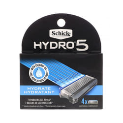 Schick, Hydro Sense, Hydrate, 4 Cartridges