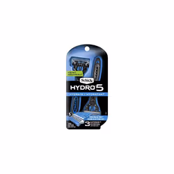 Schick Hydro 5 Disposable Razors for Men Our Best Disposable Shaving Razor - 3 Count