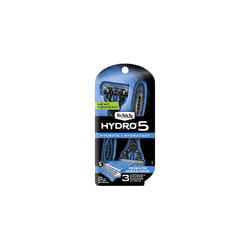 Schick Hydro 5 Disposable Razors for Men Our Best Disposable Shaving Razor - 3 Count