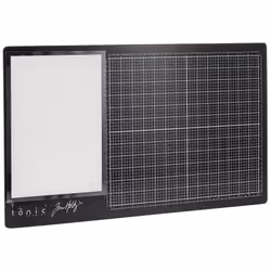 Tim Holtz Glass Cutting Mat - Left Handed Work Surface with 12x14 Meas