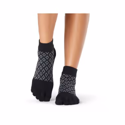 ToeSox S01026BLK sock Unisex Footie socks Black