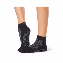 ToeSox S01027BLK sock Unisex Footie socks Black