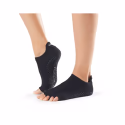 ToeSox S01926BLK, Footie socks, Black, Adult, Unisex, M, Active / Workout