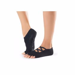 ToeSox S05925BLK, Footie socks, Black, Adult, Unisex, S, Active / Workout