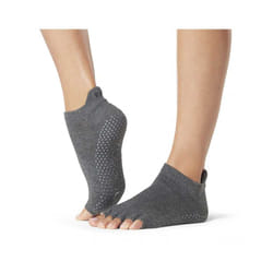 ToeSox S01925CHG sock Unisex Footie socks Charcoal
