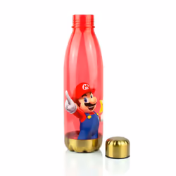 SUPER MARIO Bros Plastic Reusable Water Bottle | 20 oz