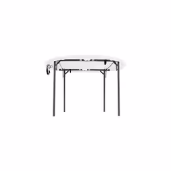 280064 4 ft (1.22 m) Round Light Commercial Fold-In-Half Table (white granite) - Additional view 7
