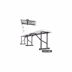 Lifetime 6 Ft/1.83 m Fold in Half Bench, White - Additional view 4