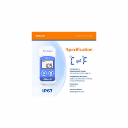 Temperature Data Logger Elitech RC5 Reusable Temperature Data Recorder USB 20 32000 Points Software for Mac and PC with Calibration Certified