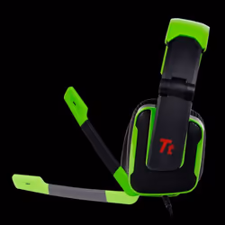 Tt eSPORTS Console One Headset Wired Head-band Gaming Black, Green