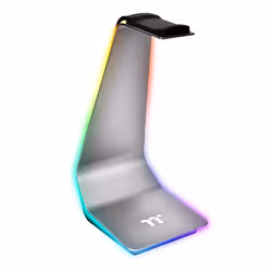 Thermaltake ARGENT HS1 RGB, Headset stand, Aluminium, 623 g, Black, Grey