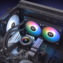 Thermaltake TT TH240 ARGB Processor All-in-one liquid cooler 12 cm Black 1 pc(s) - Additional view 5