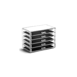 | 5 Drawer Makeup Organizer - Fifth Avenue | THE MANHATTAN SERIES | Makeup Drawer Organizer | Makeup Storage | Cosmetic Organizer | Vanity Organizer |