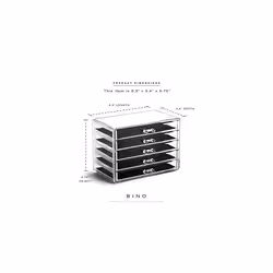 | 5 Drawer Makeup Organizer - Fifth Avenue | THE MANHATTAN SERIES | Makeup Drawer Organizer | Makeup Storage | Cosmetic Organizer | Vanity Organizer |