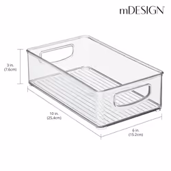 mDESIGN 1562MDBA bathroom storage container Plastic