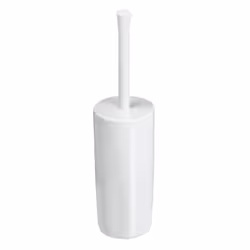 mDESIGN 1646MDBA, Toilet brush & holder, White, Plastic, 399.3 mm, 9.91 cm, 1 pc(s)